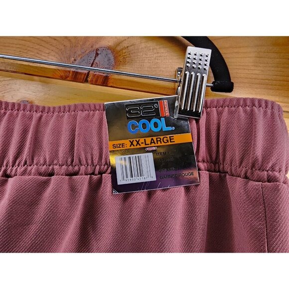 32 Degrees Cool Women's Garnet Rouge Lightweight Pockets Athletic Pants Size XXL - Picture 15 of 15